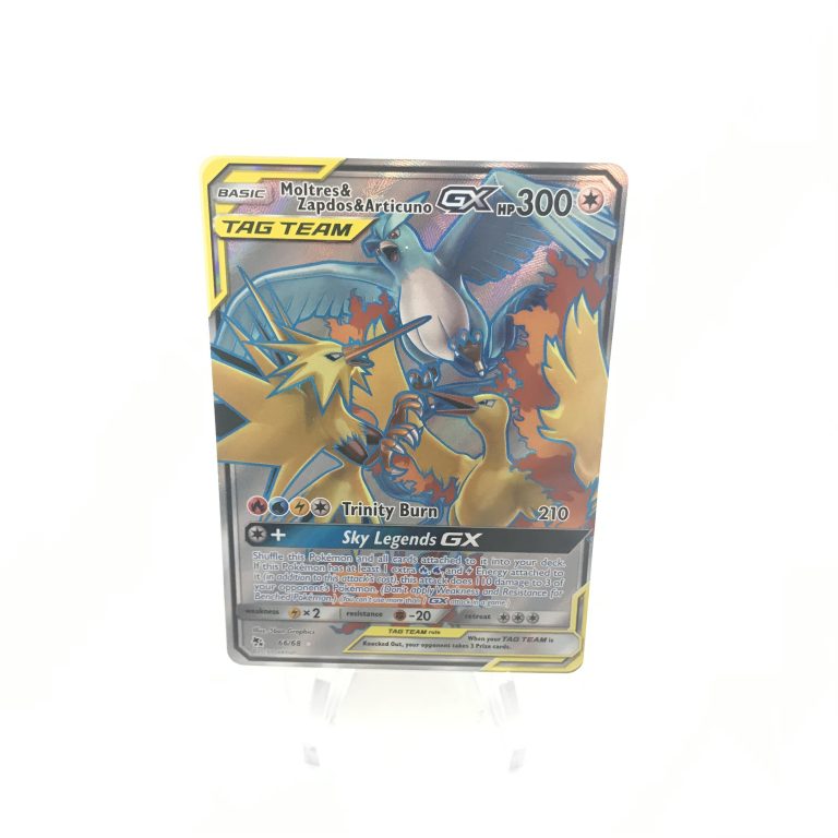 Moltres & Zapdos & Articuno Tag Team GX 66/68 Full Art Pokémon