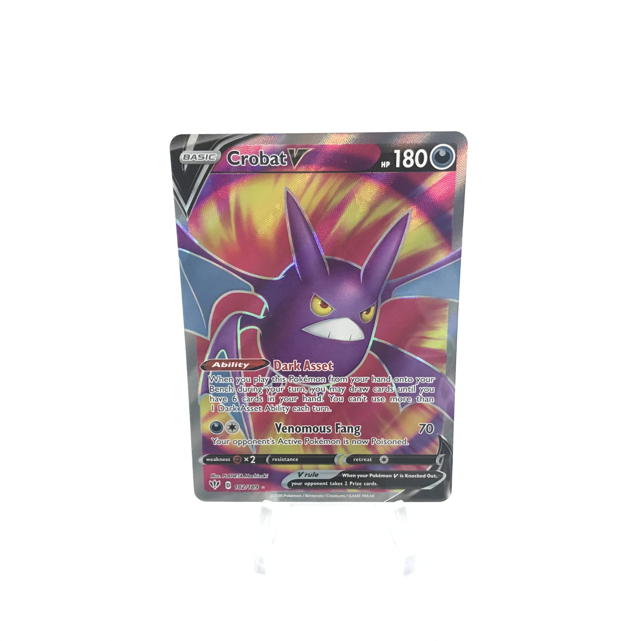 Crobat V - 182/189 - Full Art Ultra Rare - Pokémon Store Canada