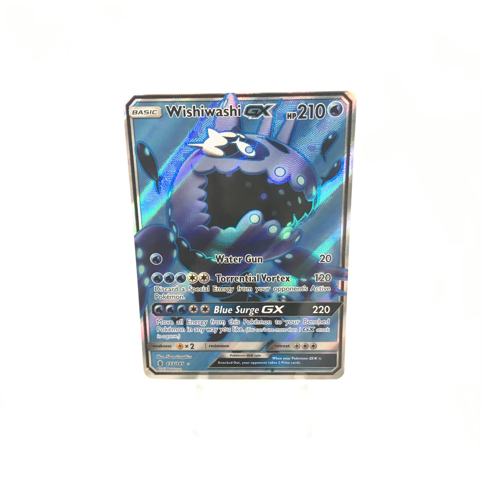Wishiwashi GX 133/145 Full Art Ultra Rare Pokémon Store Canada