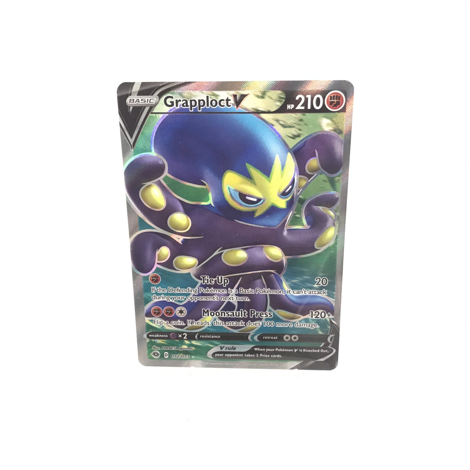 Grapploct V 072/073 Full Art Ultra Rare Pokémon Store Canada