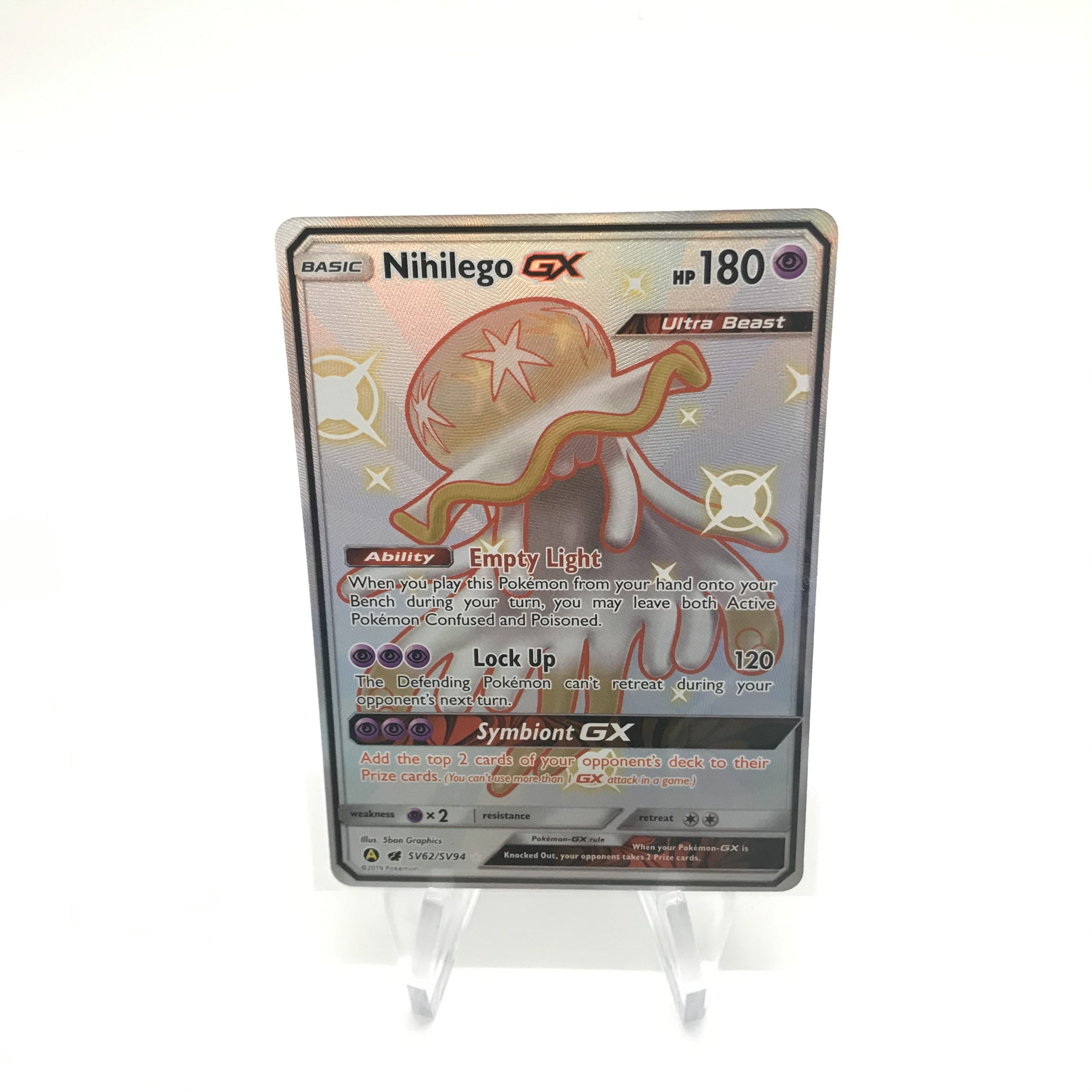 SV62/SV94 Nihilego GX, Rare Ultra Card
