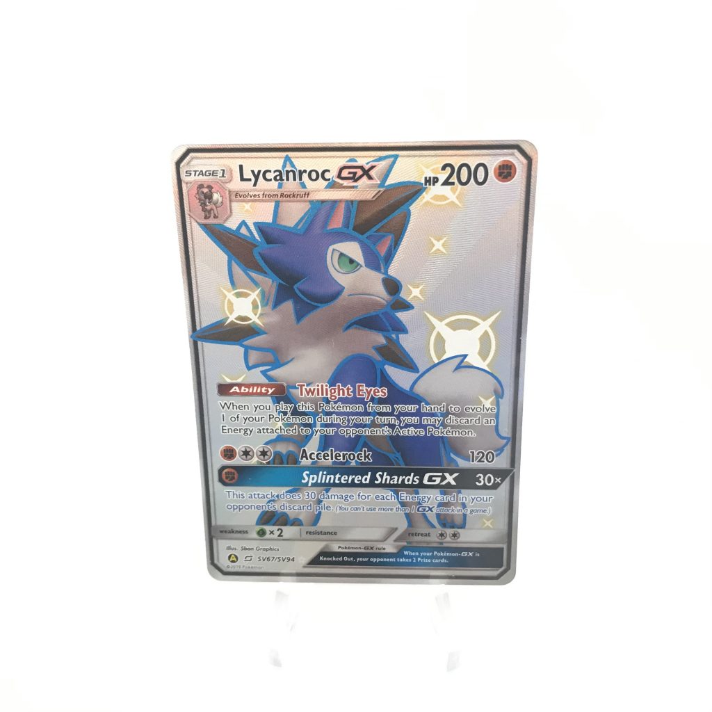 Lycanroc Gx Sv67sv94 Full Art Pokémon Store Canada 7793